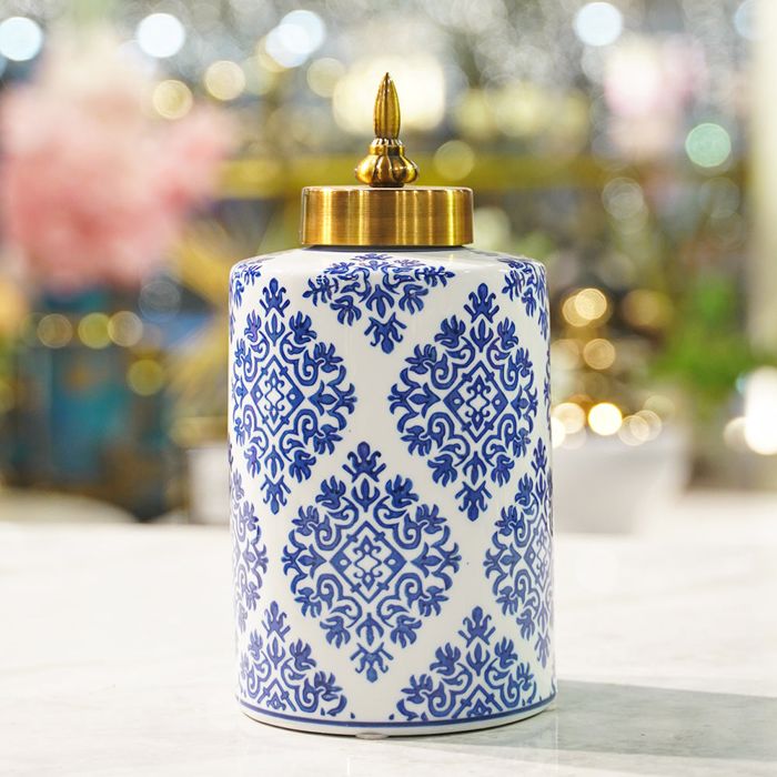 Blue Pottery Vase