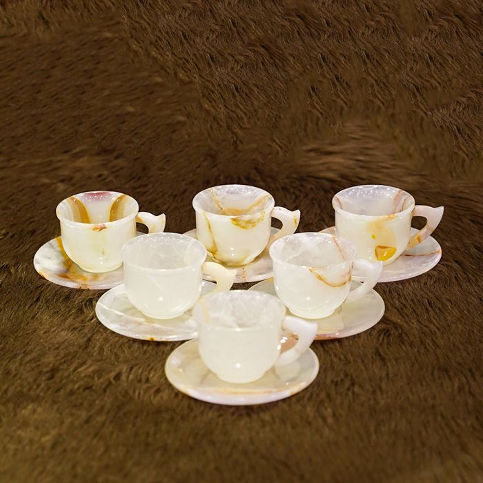 Onex Marble 12pcs Cup & Saucer Set