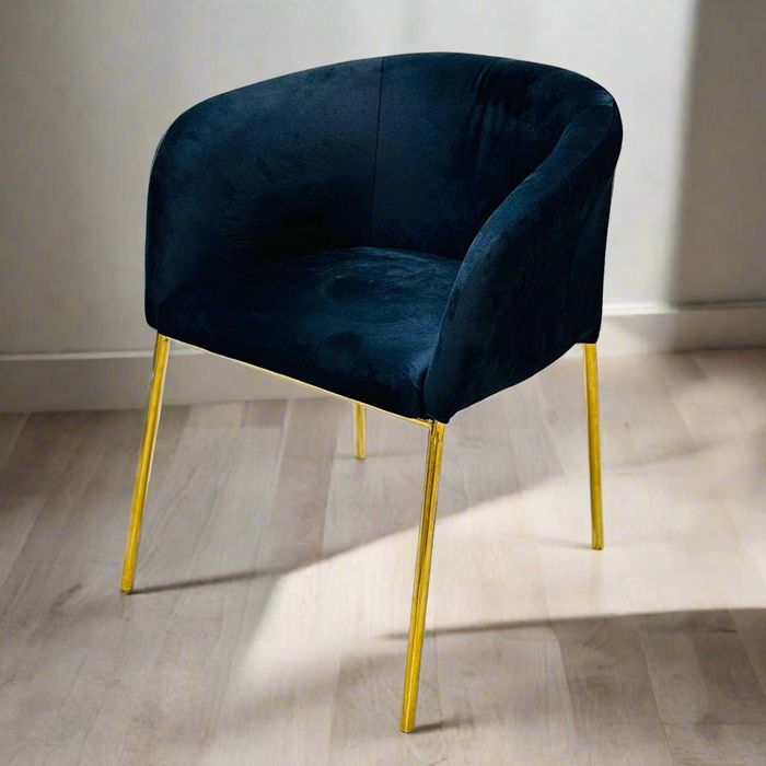 Maxo Gold Chair-Black
