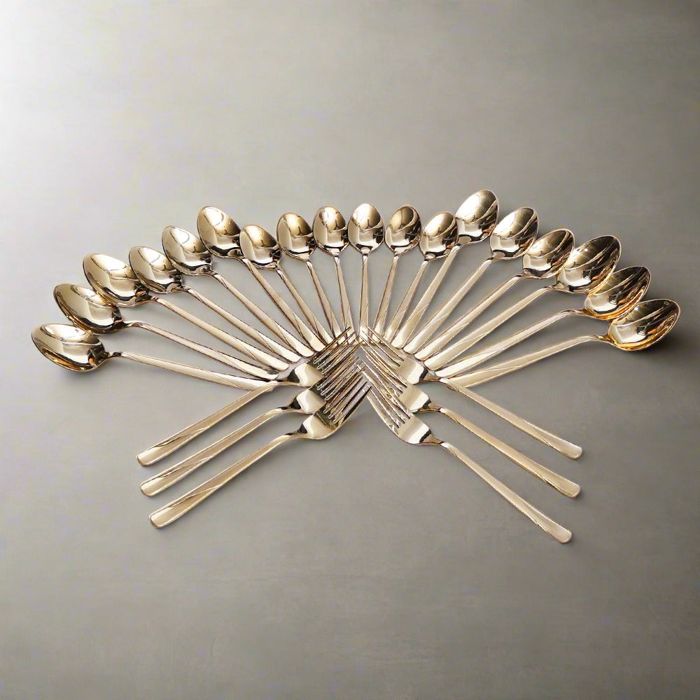 ROCKWARE TRIM 24PCS CUTLERY SET WITH GIFT BOX- GOLDEN PVD COATED