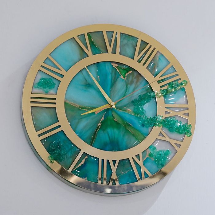 Galaxy Resin Clock