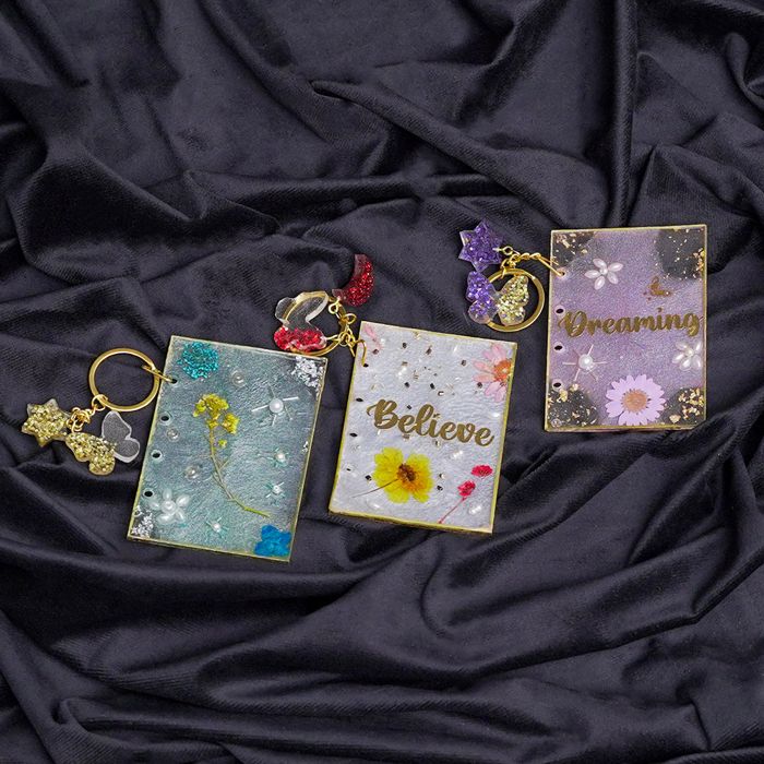 Resin Diary Keyrings