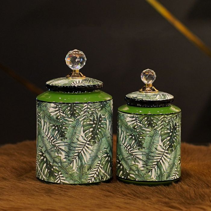 Forest Ginger Jar Set of 2pcs