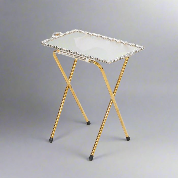Foldable Stand Tray with Handles