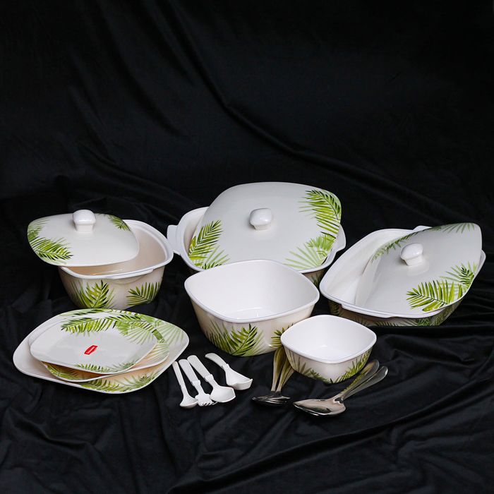 Minimal Forest Melamine 80pcs Dinner Set