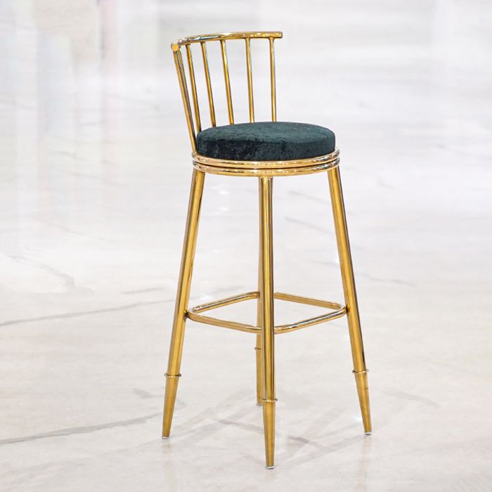 Milano Bar Chair with Black Seat