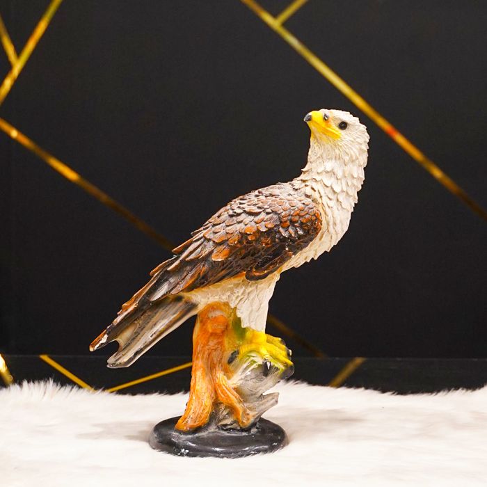 Muse Over Eagle Gypsum Sculpture