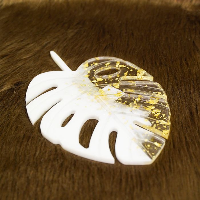 Resin White Gold Leaf