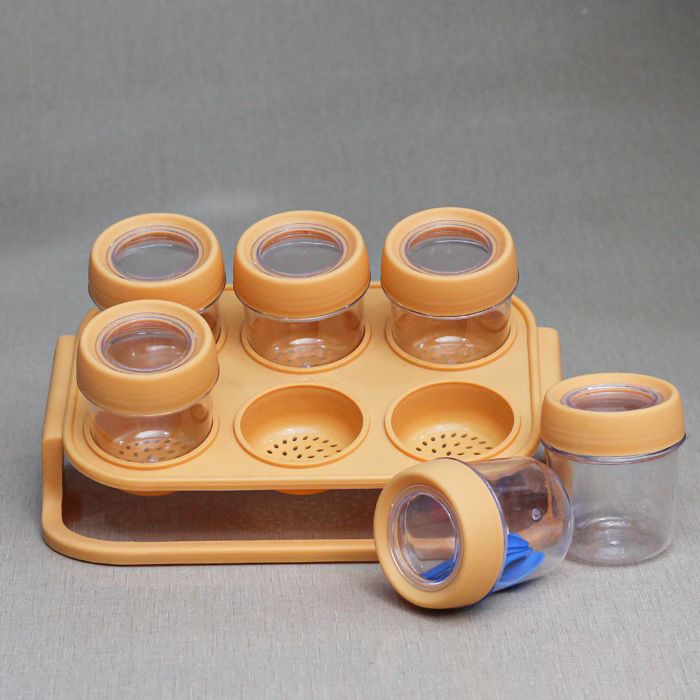 Plastic Spice Jar Set