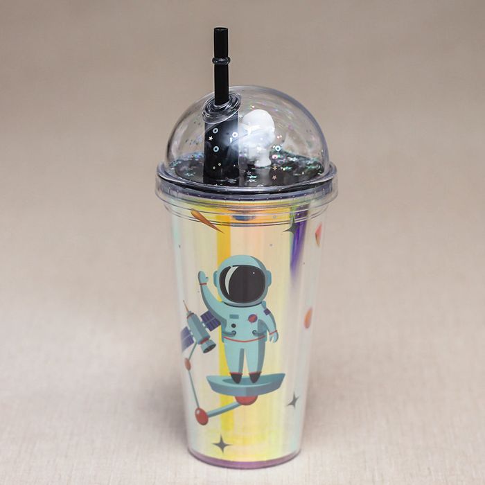 NGEL Astronaut LED Light Sipper Bottle