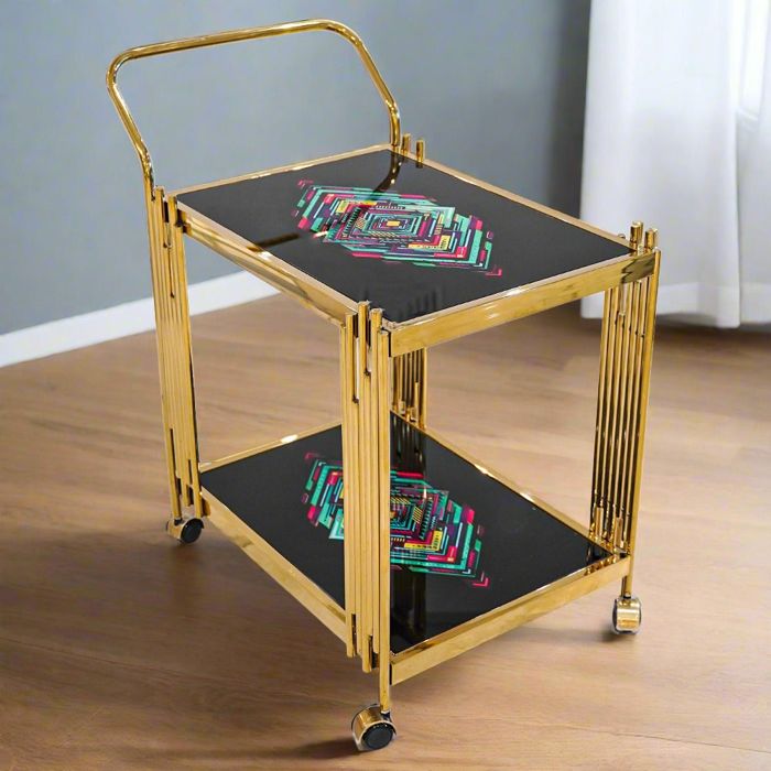 Modern Nordic Tea Trolley