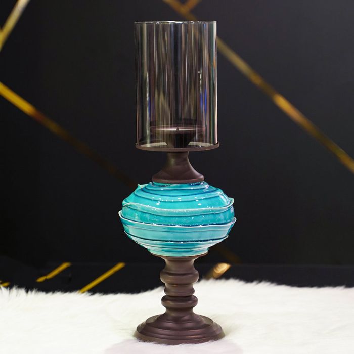 Blue Galaxy Candle Stand