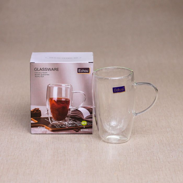 Echou double wall large mug- 450ml