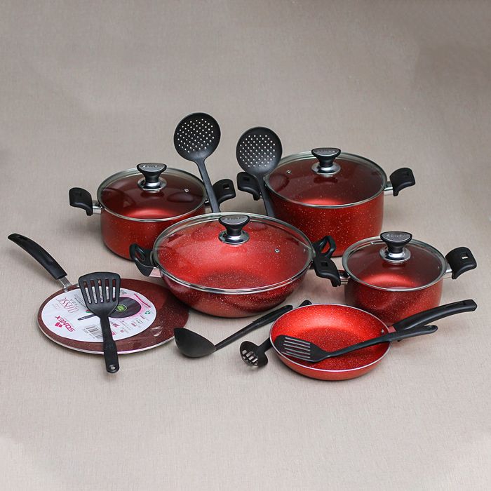 Sonex Elegant 18pcs Non-stick Set Copper Colour