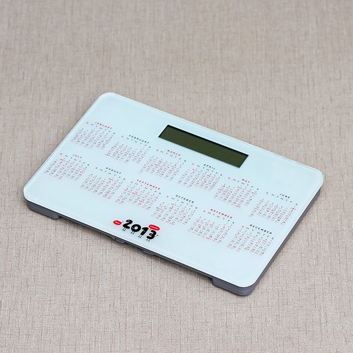 Calender Printed Glass Weight Machine