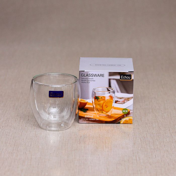 Echou double wall glass- 250ml