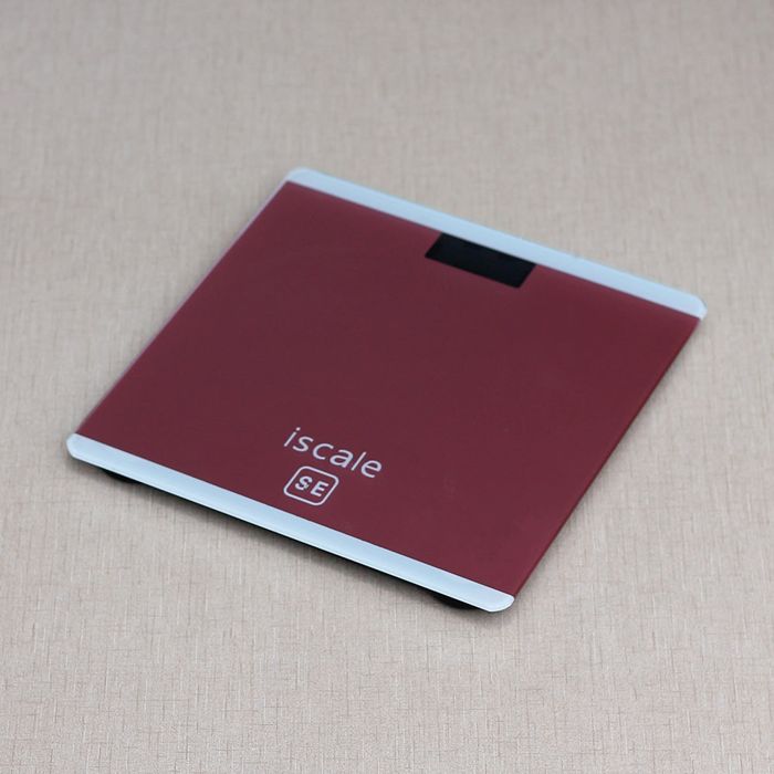 i-scale Glass Weight Machine Maroon Colour