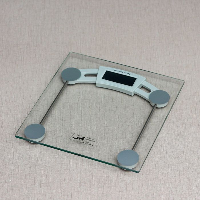 Transparent Glass Weight Machine
