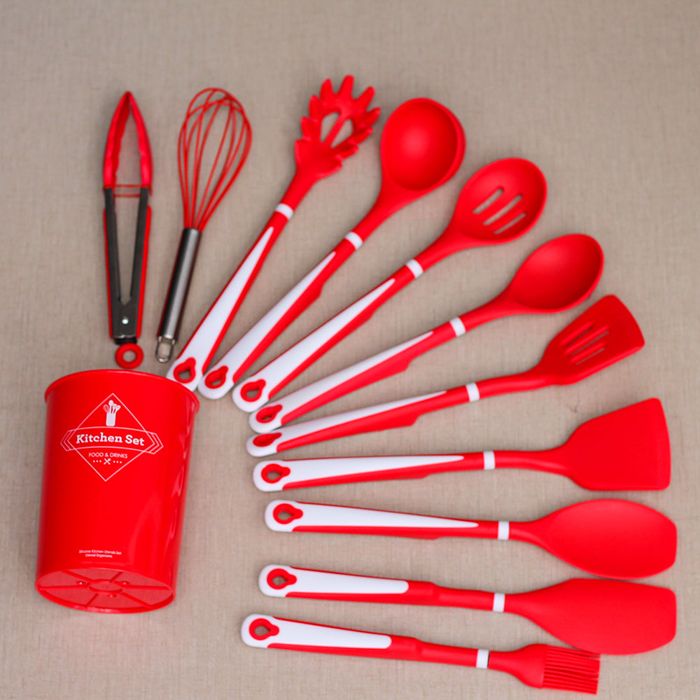 Elegant Silicon utensils set of 12pcs
