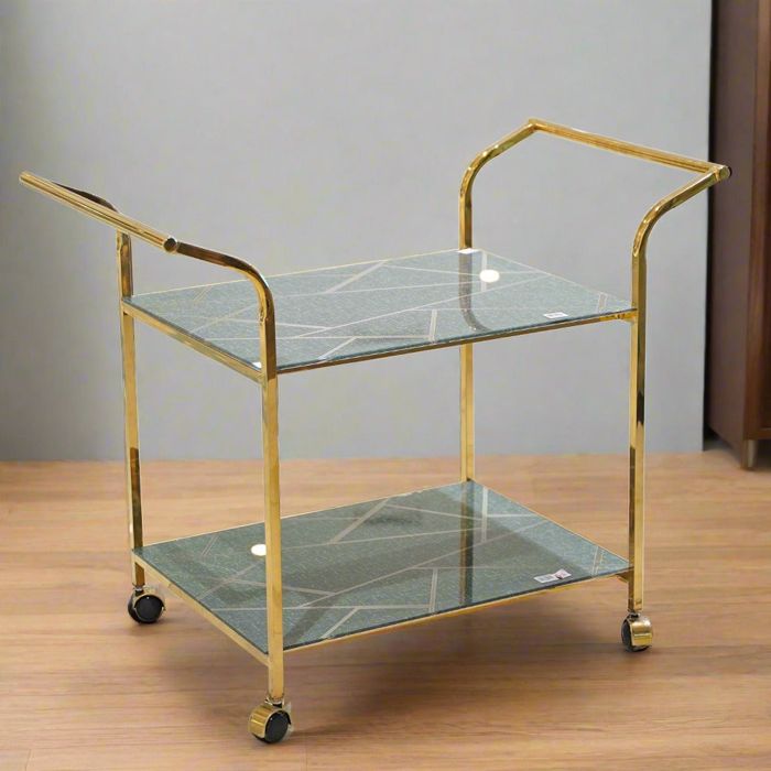 Modern Golden vintage trolley