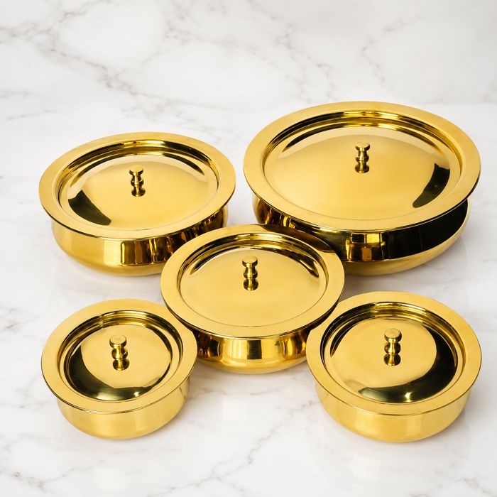 Classic Plain Shahi Handi-PVD Coated