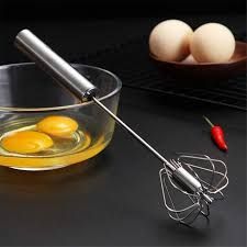 Egg Beater Manual Press Rotary Egg Beater Hand Pressure