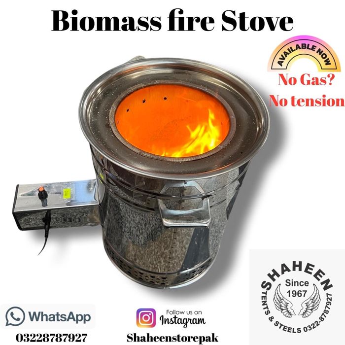 Biomass Stove (NO Gas? No Tension)
